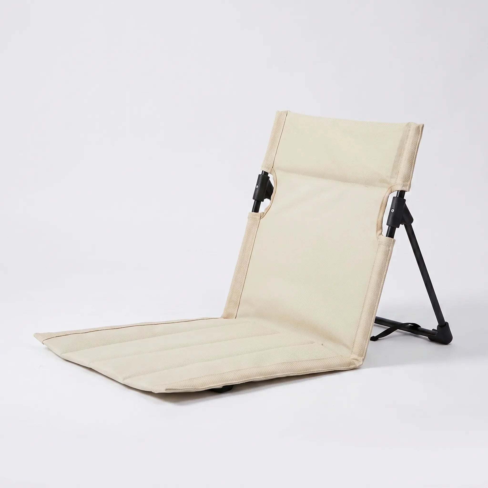 Portable Floor Chair with Back Support | Foldable Design for Outdoor Comfort 0