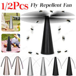 Portable Fly Repellent Fan | USB & Battery Operated for Outdoor Comfort 6