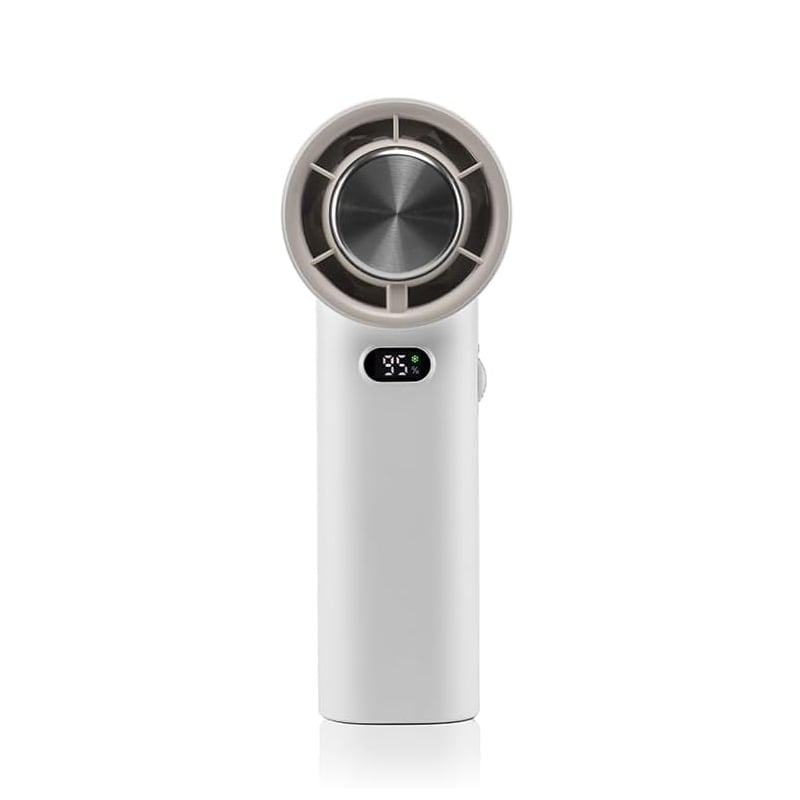 Portable Hand Folding Fan with 5 Speed Settings & Adjustable Angle | Lightweight Cooling Solution for Travel and Outdoor Use 4