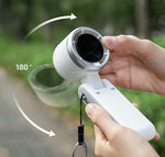Portable Hand Folding Fan with 5 Speed Settings & Adjustable Angle | Lightweight Cooling Solution for Travel and Outdoor Use 7