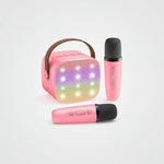 Portable Karaoke Machine | Bluetooth Speaker with Wireless Microphones & LED Lights for Fun Singing 11