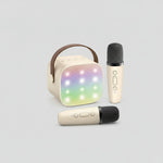 Portable Karaoke Machine | Bluetooth Speaker with Wireless Microphones & LED Lights for Fun Singing 4
