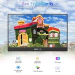 Portable Monitor | 14 Slim Travel Monitor with 1080P HD Display | Lightweight Design for Enhanced Productivity 3