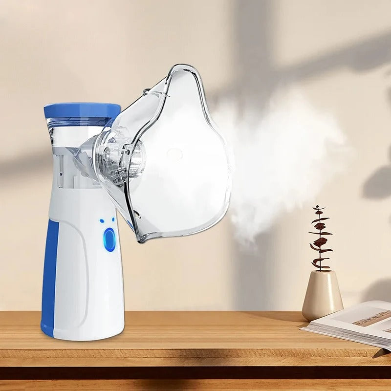 Portable Nebulizer Machine | Mini Mesh Inhalation Device with Quiet Operation | Compact Breathing Treatment for All Ages 0
