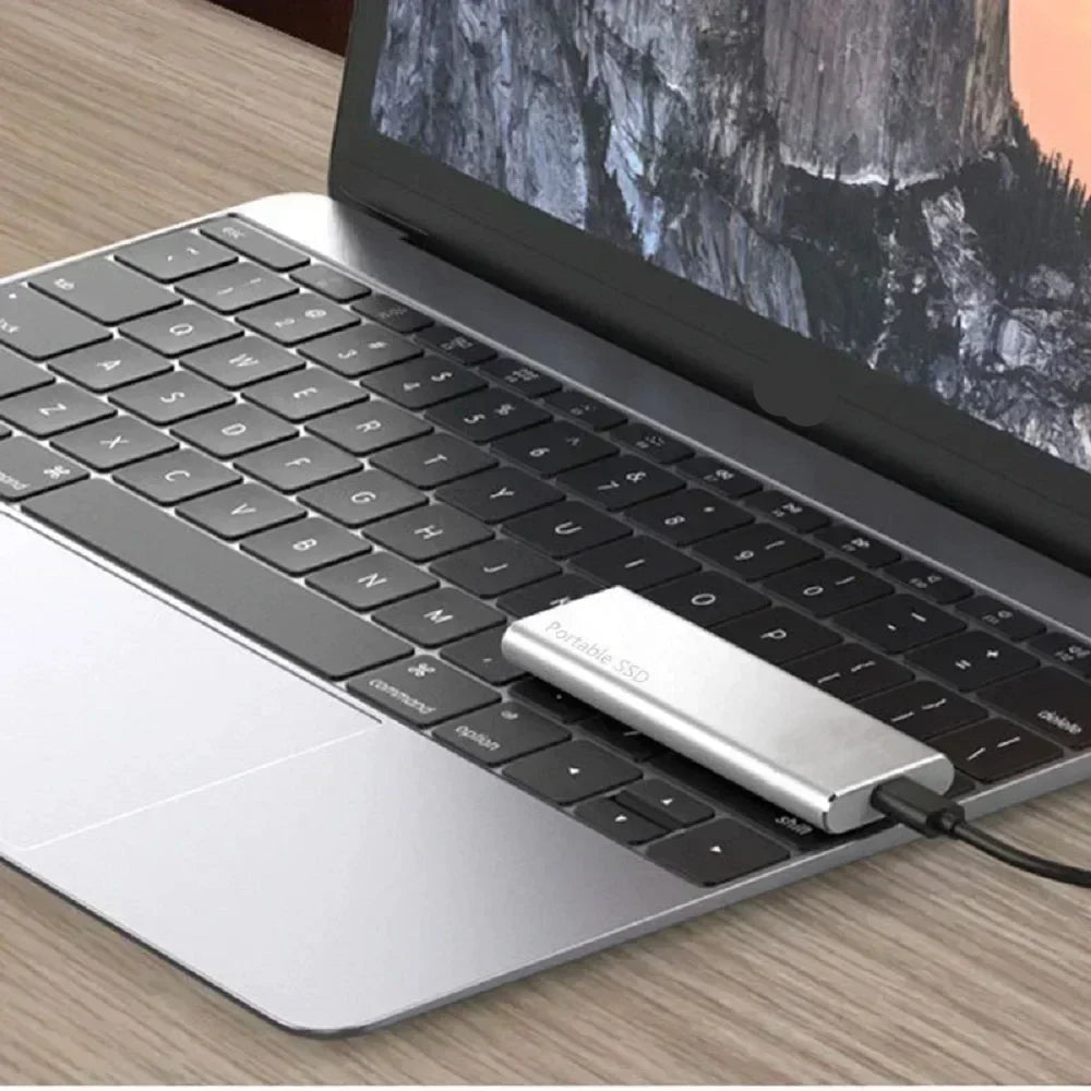 Portable SSD External Hard Drive with USB 3.2 Fast Transfer | Slim Design for Easy Portability 0