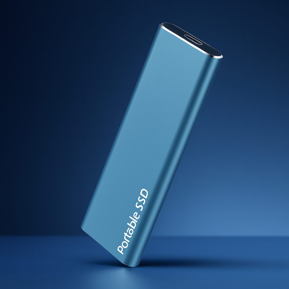 Portable SSD External Hard Drive with Ultra-Fast Data Transfer | Compact Aluminum Storage for Reliable File Access 0