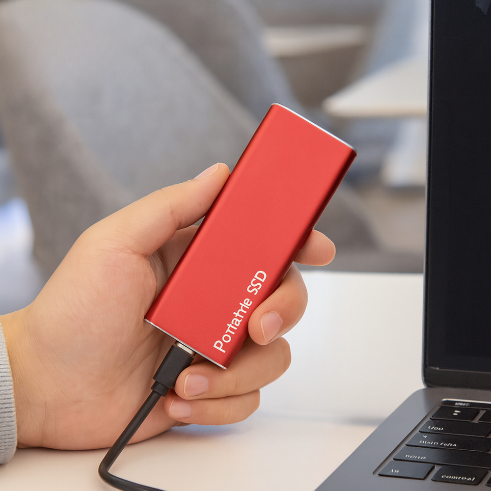 Portable SSD External Hard Drive with Ultra-Fast Data Transfer | Compact Aluminum Storage for Reliable File Access 5