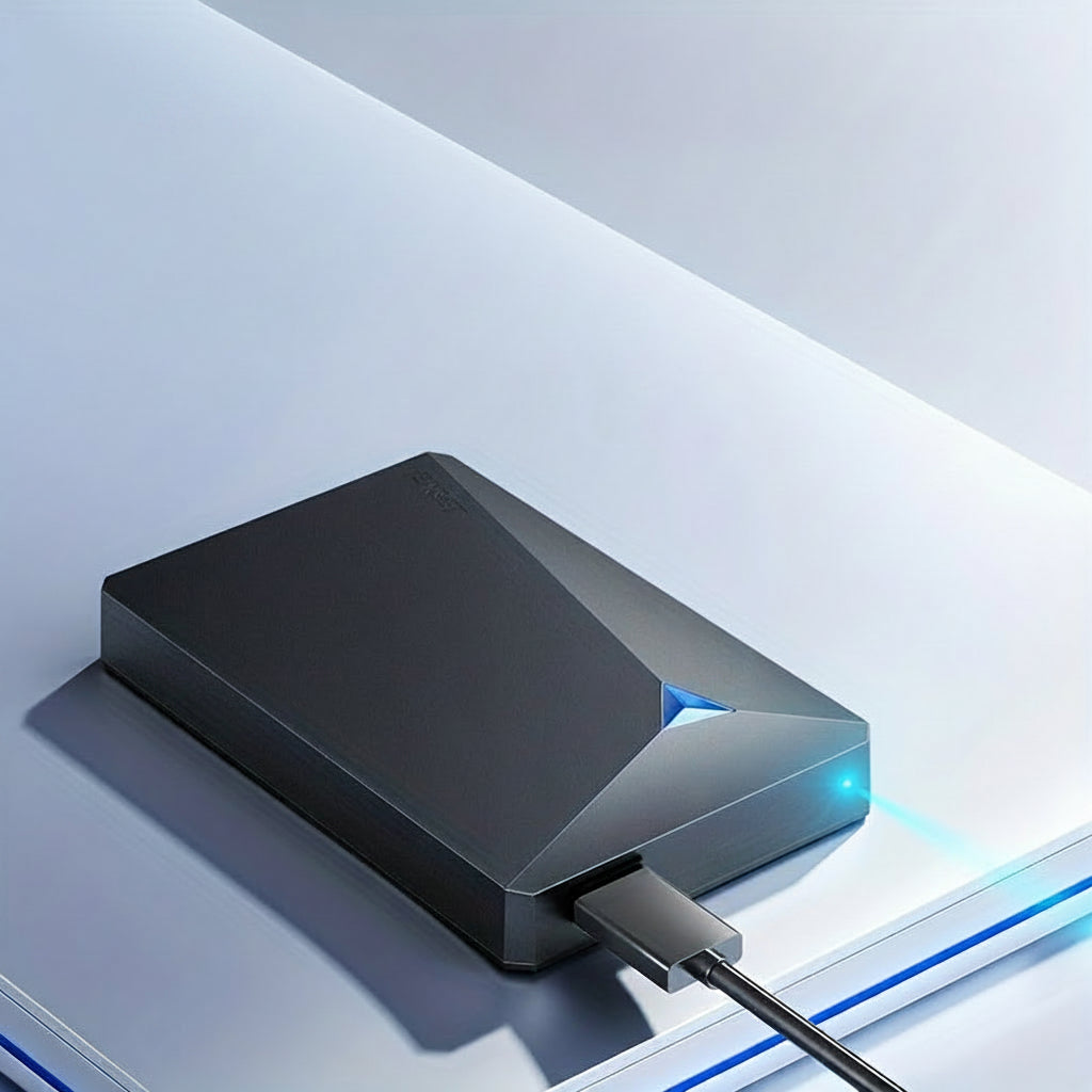 Portable SSD Storage Drive | Slim External Hard Drive with USB Connection | Compact Backup Solution for Effortless File Management 0