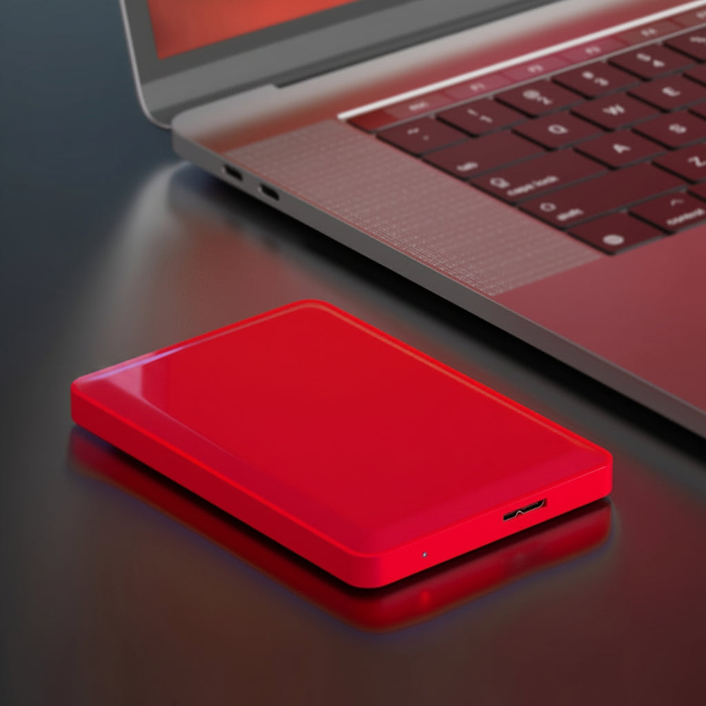 Portable SSD Storage Drive | Slim USB External Hard Drive for Easy File Backup 0