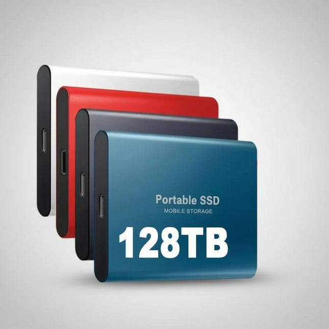 Portable SSD Storage | High-Speed External Hard Drive with 128TB Capacity | Durable Design for On-the-Go Professionals 0