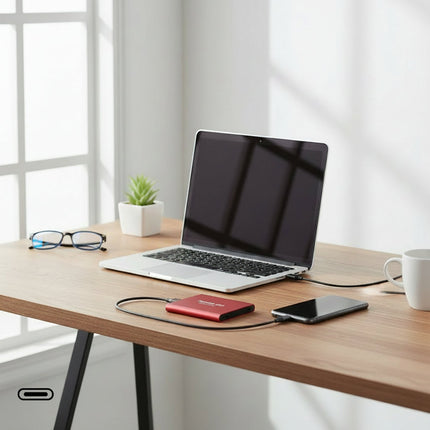 Portable SSD Storage | High-Speed External Hard Drive with 128TB Capacity | Durable Design for On-the-Go Professionals 1
