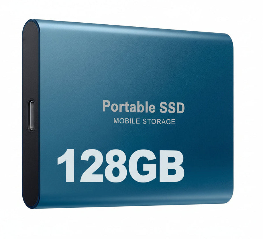 Portable SSD | 128GB External Hard Drive with High-Speed Transfer | Compact Design for Fast File Storage 5