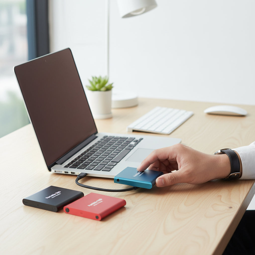 Portable SSD | External Hard Drive with 128GB Capacity & High-Speed Transfer | Compact Storage Solution for Professionals 0