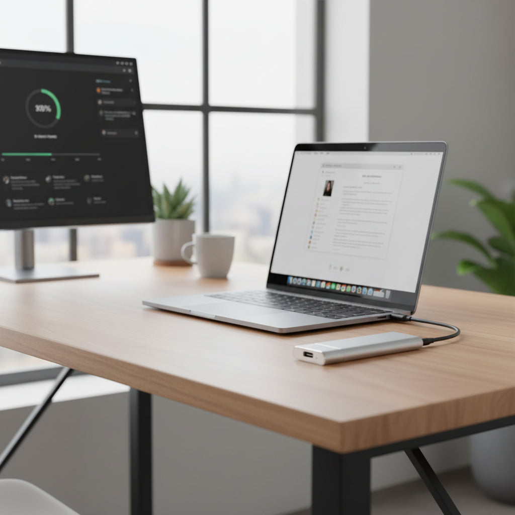 Portable SSD | External Hard Drive with 8TB Capacity & USB 3.0 | Fast Data Transfer for On-the-Go Storage 0
