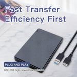 Portable SSD | External Hard Drive with USB 3.0 for Fast Data Backup | Slim Design for Easy Storage 1