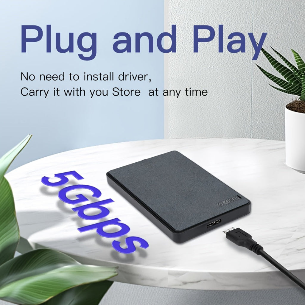 Portable SSD | External Hard Drive with USB 3.0 for Fast Storage | Slim Design for Easy Backup 4