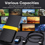 Portable SSD | External Hard Drive with USB 3.1 Type C | Compact Design for Quick Data Access 4