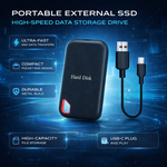 Portable SSD | High-Speed External Hard Drive with USB-C Connection | Compact & Durable Storage Solution for Fast File Transfers 4