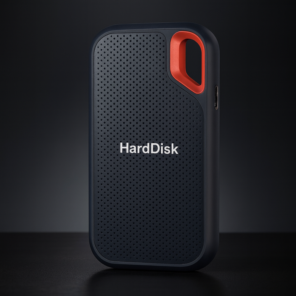 Portable SSD | High-Speed External SSD Drive with Shock-Resistant Design | Compact Storage Solution for Travel 0
