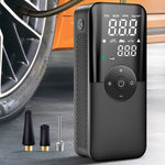 Portable Tire Inflator | Rechargeable Air Compressor with LED Display | Fast Inflation for Cars, Bikes & Sports Equipment 0