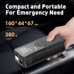 Portable Tire Inflator | Rechargeable Air Compressor with LED Display | Fast Inflation for Cars, Bikes & Sports Equipment 1