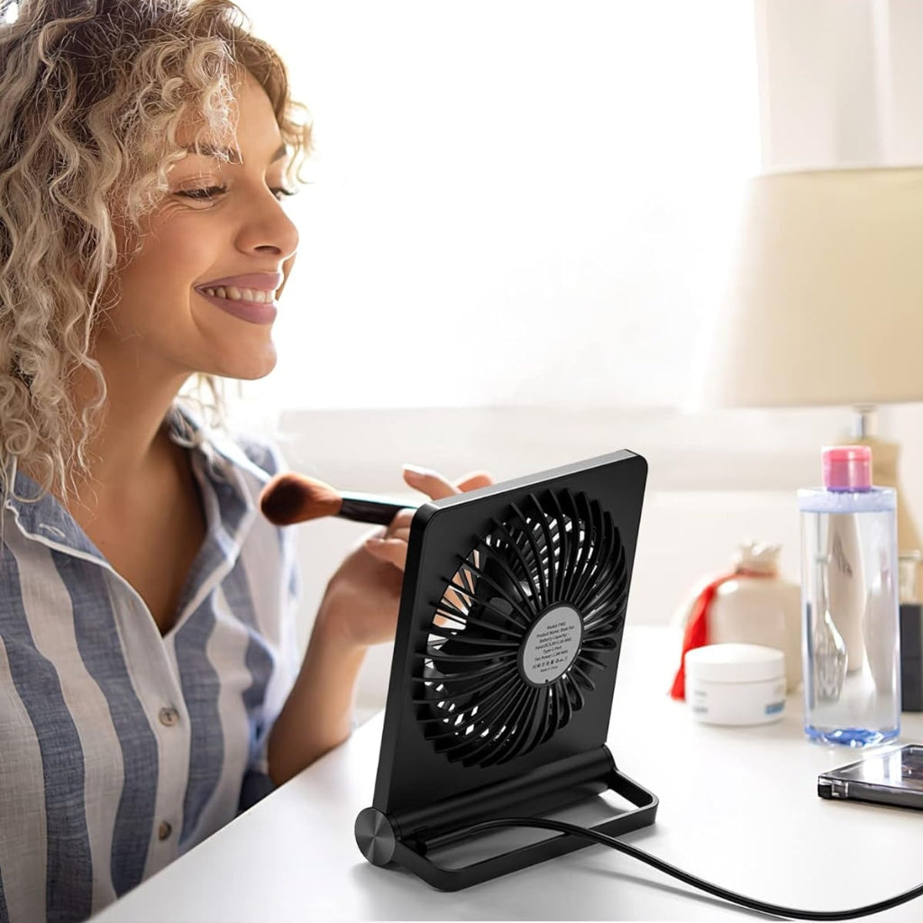 Portable USB Table Fan | Compact Foldable Design with Quiet Operation for Personal Cooling 4