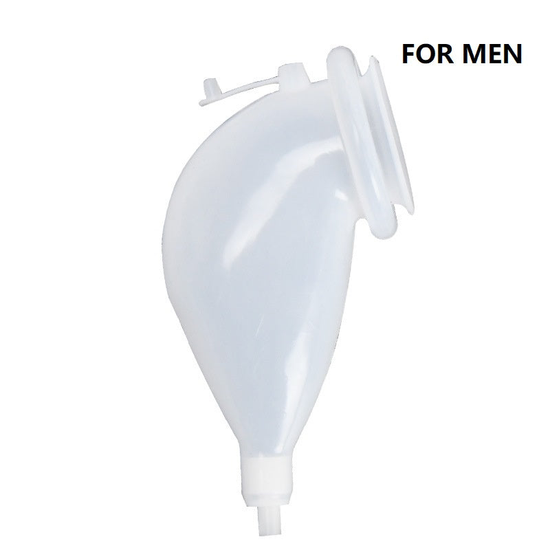 Portable Urinal System | Comfortable Silicone Urine Collector with 1000ml Capacity for Travel and Mobility Support 0