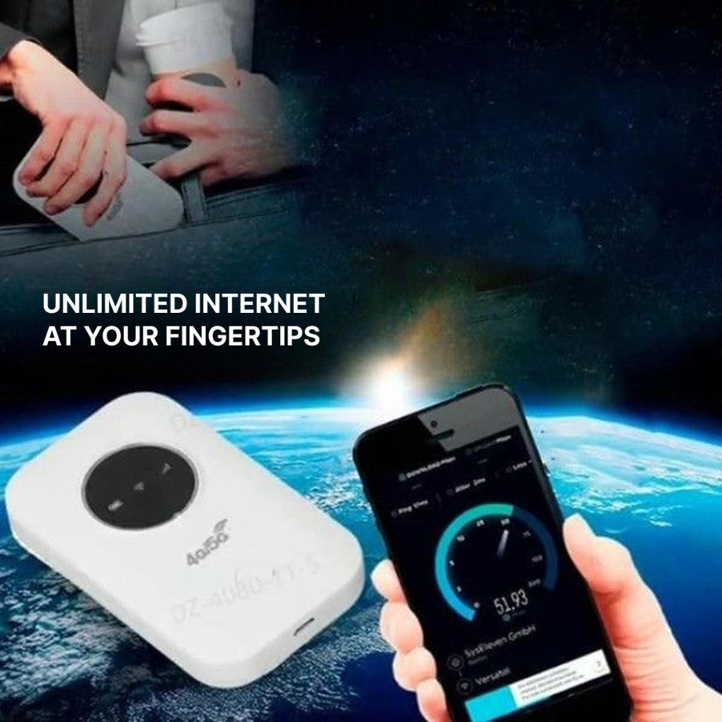 Portable WiFi Hotspot Device with Instant Connectivity | Lightweight Design for Travelers 0