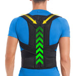 Posture Support | Lumbar Support Brace with Adjustable Straps | Ergonomic Design for Back Pain Relief 0