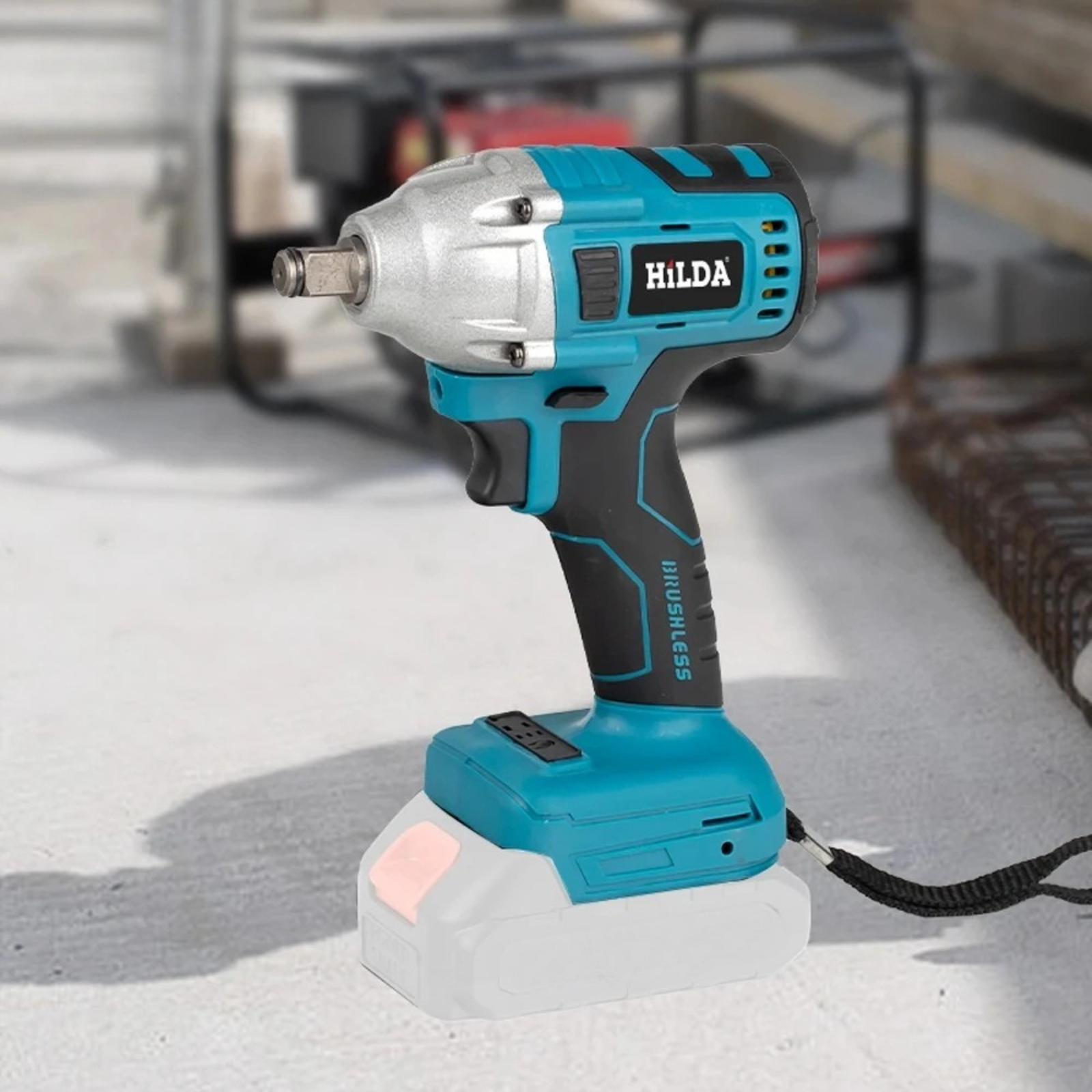 PowerPro | 18V Cordless Impact Wrench with Brushless Motor Technology | High-Torque Performance for Automotive and DIY Projects 0