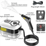 Power Clean | 2500W Steam Cleaner with Multiple Nozzles | Chemical-Free Deep Cleaning for Home and Auto 6
