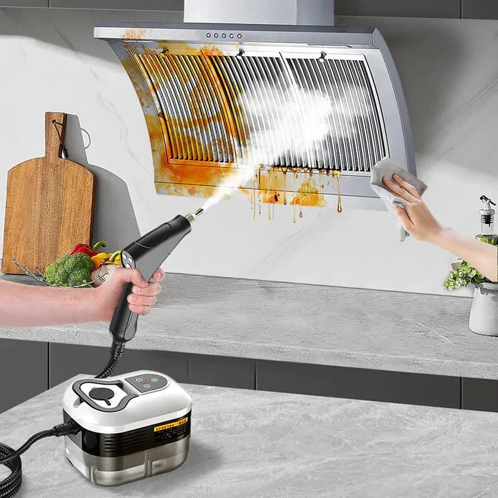 Power Clean | 2500W Steam Cleaner with Multiple Nozzles | Chemical-Free Deep Cleaning for Home and Auto 7