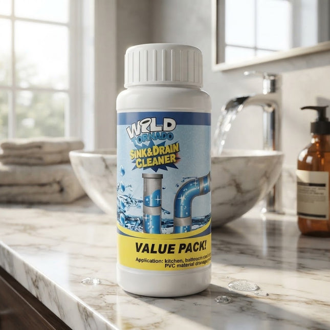 Drain Cleaner Liquid for Hair Clogs, Septic Safe Drain Opener for Sink, Drain Unclogger for Shower and Bathtub