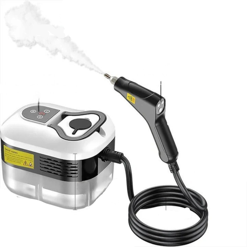 Powerful Steam Cleaner with Interchangeable Nozzles & Heat-Resistant Gloves | Efficient Cleaning for Home and Vehicle 0