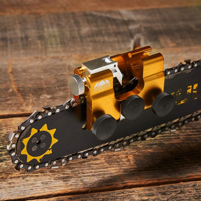 Precision Chainsaw Chain Sharpening Tool with Easy Clamp System for Enhanced Performance 0