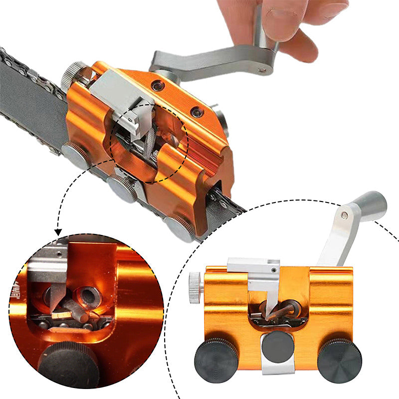 Precision Chainsaw Chain Sharpening Tool with Easy Clamp System for Enhanced Performance 6