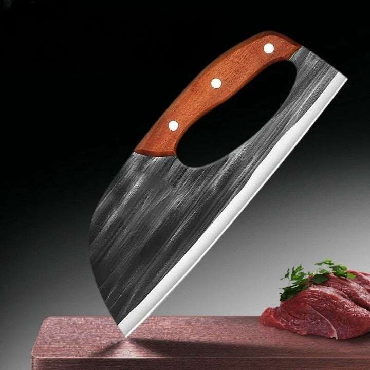 Precision Forged Kitchen Knife with Ergonomic Wooden Handle | Sharp Stainless Steel Blade for Effortless Cutting 0