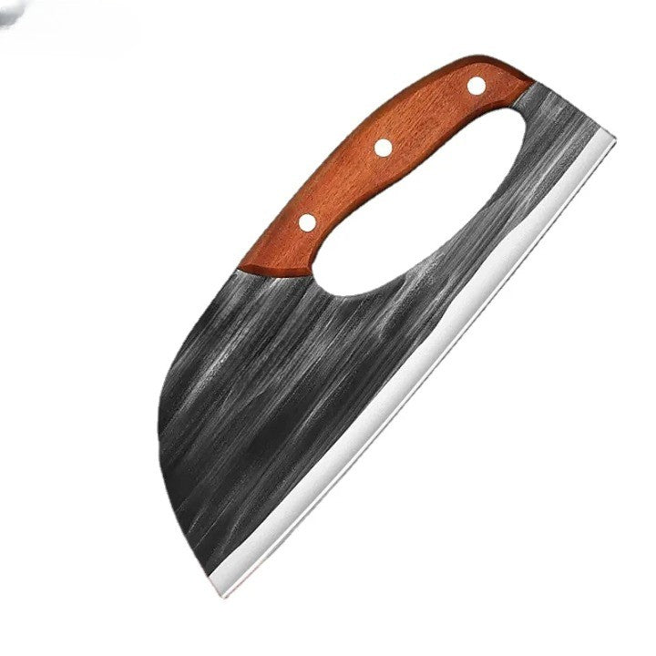 Precision Forged Kitchen Knife with Ergonomic Wooden Handle | Sharp Stainless Steel Blade for Effortless Cutting 4