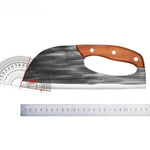 Precision Forged Kitchen Knife with Ergonomic Wooden Handle | Sharp Stainless Steel Blade for Effortless Cutting 5