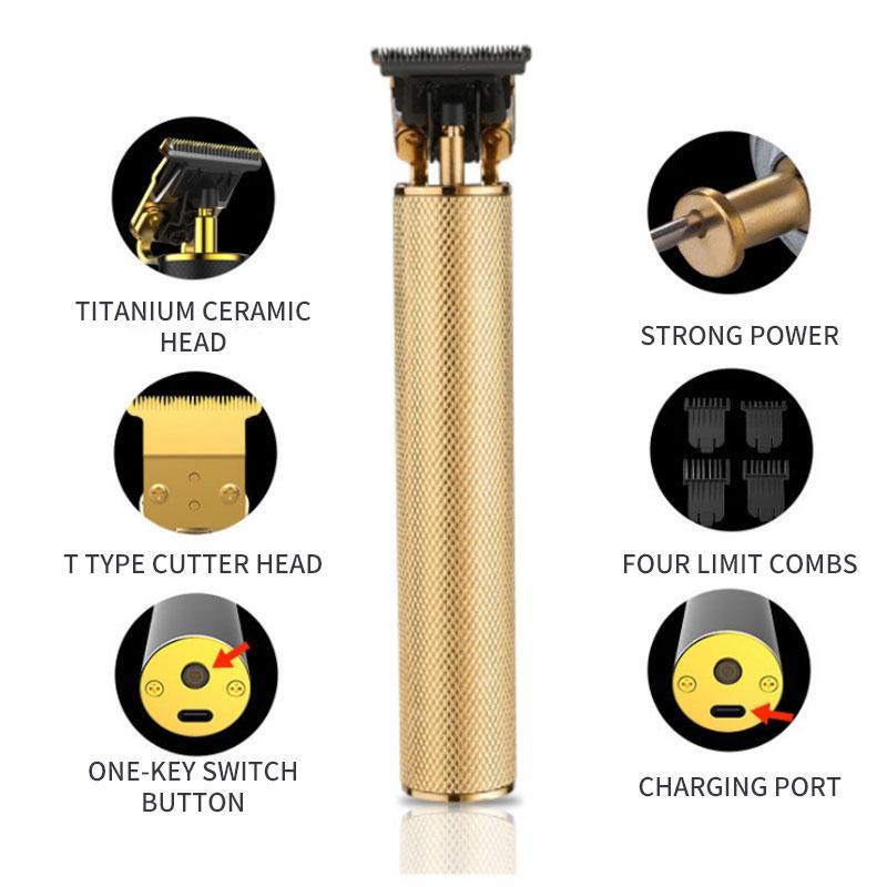 Precision Hair Clipper | Cordless T-Blade Trimmer with Dual Speed for Effortless Grooming 6