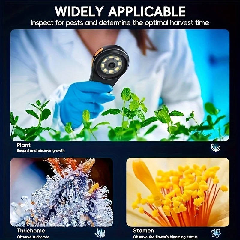 Precision Magnifier | 500X Handheld Microscope with 2MP Camera | Ideal for Coins and Jewelry Inspection 4