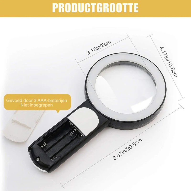 Precision Magnifying Glass | 30x Magnification with LED Lighting for Detailed Observation 4