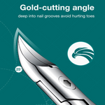 Precision Nail Scissors | Curved Blades for Thick Nails | Ergonomic Grip for Effortless Grooming 0