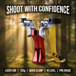 Precision Slingshot with Integrated Laser Targeting & Ergonomic Grip | Lightweight Design for Accurate Shooting 4