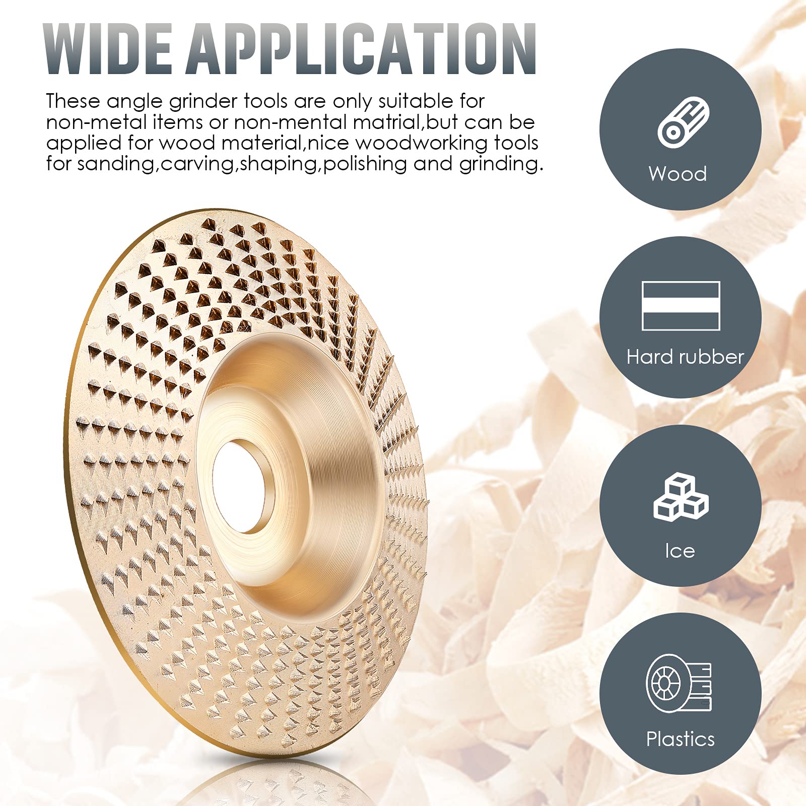 Precision Tools | Tungsten Carbide Grinding Wheel Disc with High Durability | Multi-Usage for Wood Shaping 8