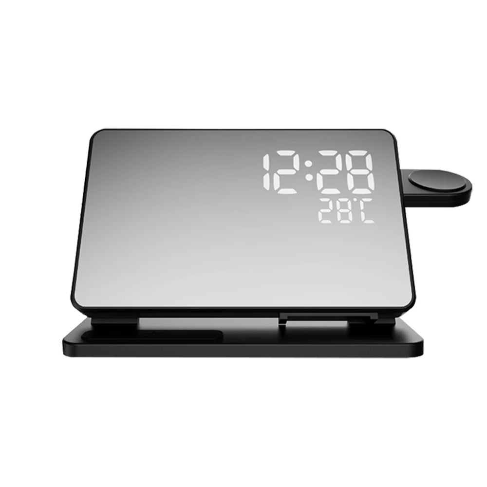 Premium 3-in-1 Wireless Charging Station with Fast Charge & Alarm Clock for Apple Devices 6