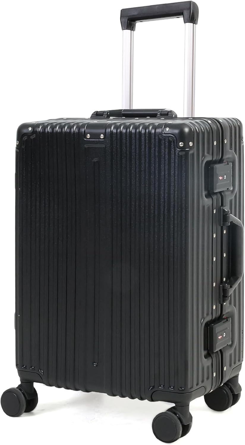 Premium Aluminium Carry-On Luggage with TSA Lock & Silent Wheels | Durable & Secure Travel Companion 0