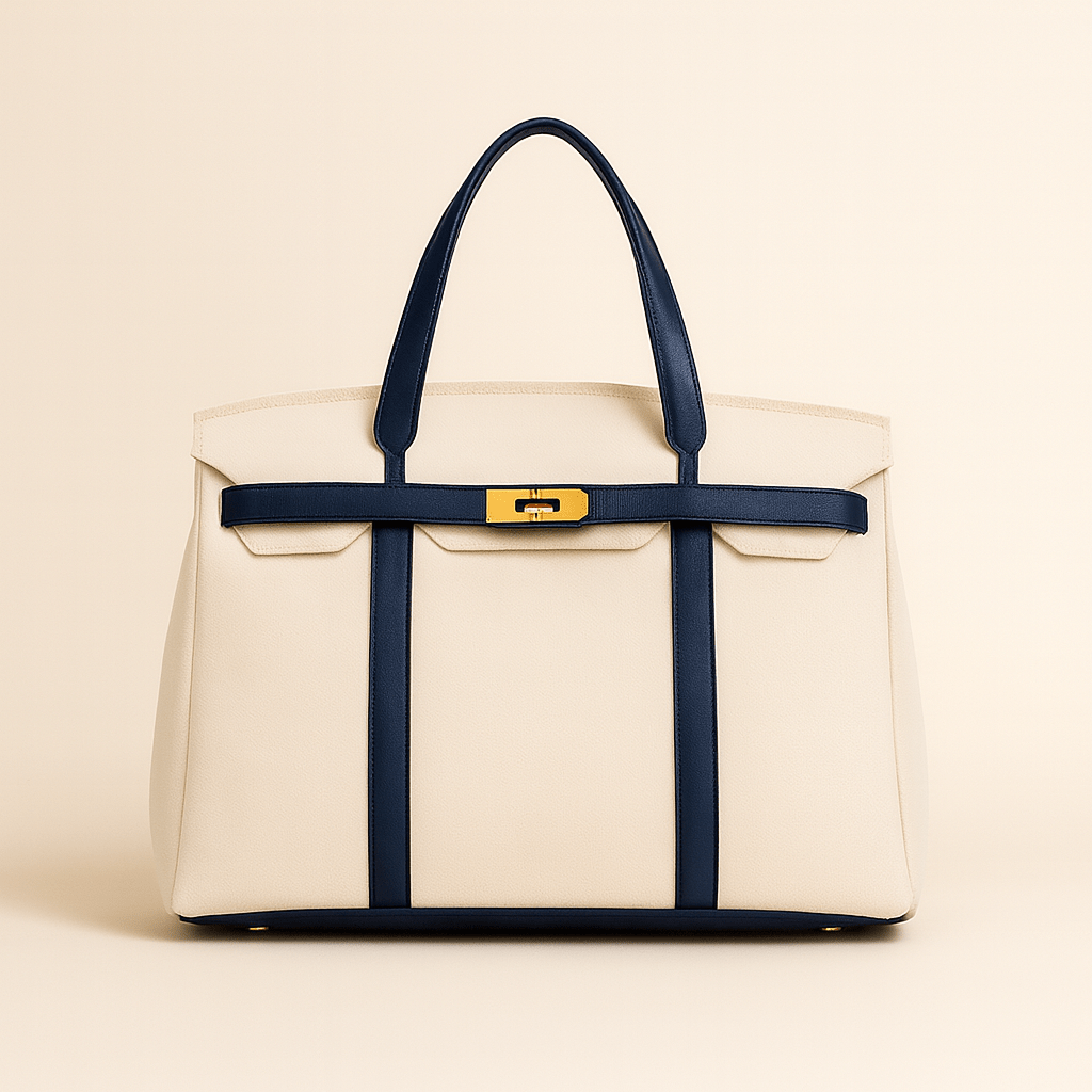 Premium Canvas Tote Bag with Reinforced Steel Accents | Stylish and Versatile Shopper for Everyday Use 0
