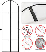Premium Garment Bag | Extra-Long Dress Cover with Full-Length Zipper | Durable Protection for Formalwear 9