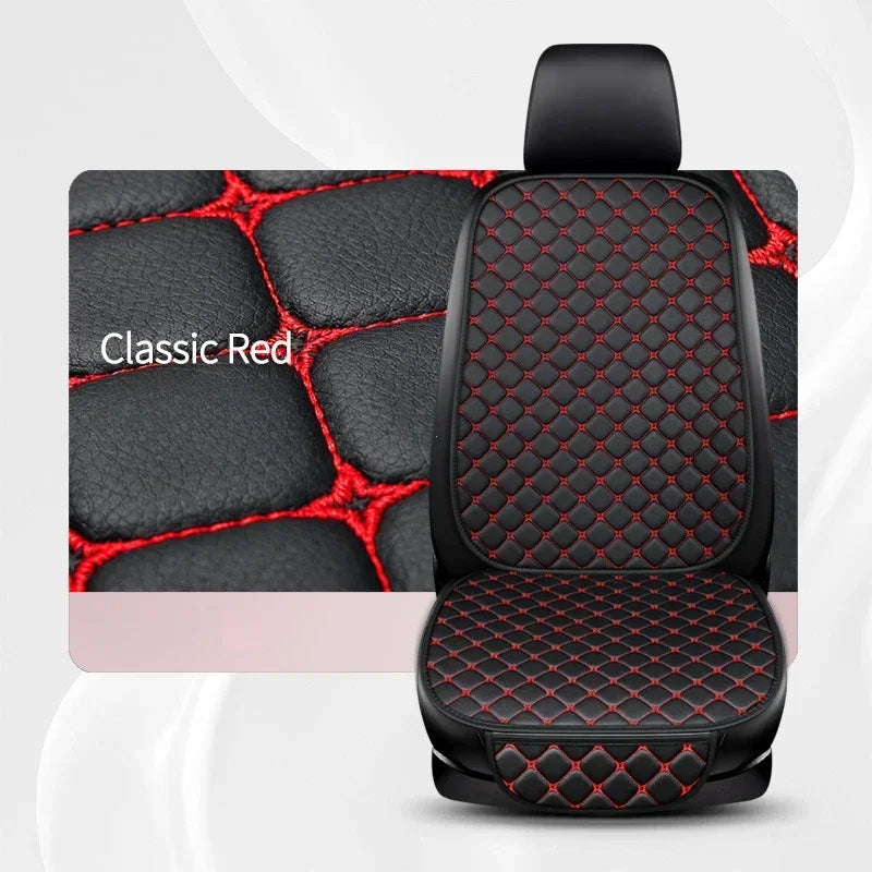 Premium Leather Car Seat Covers | Breathable Design with Universal Fit for All-Season Comfort 0